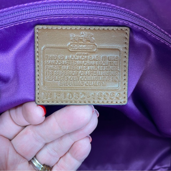 Coach Exotic Madison Satchel Purse Brown - Picture 7 of 16